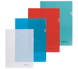 Папки-уголки пластиковые