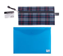 Папки-конверты пластиковые