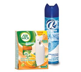 Освежители воздуха и диспенсеры