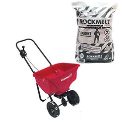 Антигололедные реагенты и распределители для них