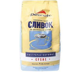 Сливки и молоко сухое