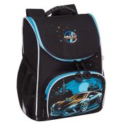 Ранец GRIZZLY анатомическая спинка, с мешком для обуви, для мальчиков, «MOONLIGHT RACE», 33х25х13 см, RAm-585-2/2