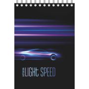 Блокнот на гребне Lamark «Light speed», А6 (100х142 мм), 40 л., клетка