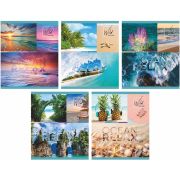 Тетрадь Lamark «Релакс», А5, 165х205 мм, 48 л., на скобе, клетка, обложка - мелованный картон