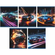 Тетрадь Lamark «Ускорение», А5, 165х205 мм, 48 л., на скобе, клетка, обложка - мелованный картон