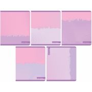 Тетрадь Lamark «Сиреневый дуэт », А5, 165х205 мм, 48 л., на скобе, клетка, обложка - мелованный картон, ламинация soft touch,  закругленные углы