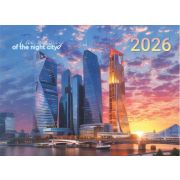 Календарь квартальный на 3-х спиралях 3-х блочный 2026 «Московский закат», Lamark