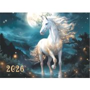 Календарь квартальный на 3-х спиралях 3-х блочный 2026 «Символ года - Год Лошади. Романтика», Lamark