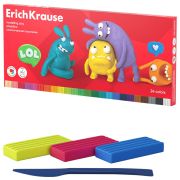 Пластилин классический ERICH KRAUSE «Jolly Friends», 24 цвета, 432 г, со стеком, 61350