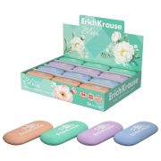 Ластик ERICH KRAUSE «Pastel Bloom», 54х24х10,3 мм, овальный, ассорти, 60772