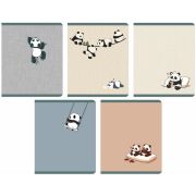 Тетрадь Lamark «День Панды», А5, 165х205 мм, 48 л., на скобе, клетка, обложка - мелованный картон, матовая ламинация, закругленные углы