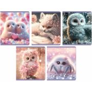 Тетрадь Lamark «Малыши», А5, 165х205 мм, 48 л., на скобе, клетка, обложка - мелованный картон, ламинация soft touch, закругленные углы