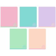 Тетрадь Lamark «Пастель», А5, 165х205 мм, 48 л., на скобе, клетка, обложка - мелованный картон, ламинация soft touch, закругленные углы