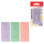 Корректирующая лента BRAUBERG «EXCLUSIVE», 5 мм х 6 м, ассорти, блистер, 273022, Код 1C