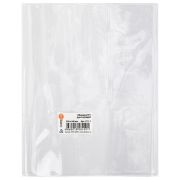 Обложка ПВХ со штрихкодом для тетрадей, ПЛОТНАЯ, 120 мкм, 209х340 мм, прозрачная, 1111.1, 1111,1