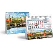 Календарь-домик 3х блочный с перекидным блоком, с курсором «Москва» 2026г, Lamark