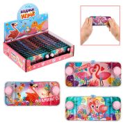 Водный тетрис колечки «Фламинго» 15,5х7х2 см, АССОРТИ, 3 вида, дисплей, 1TOY, Т26509