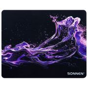 Коврик для мыши SONNEN «NEON SPLASH» резина + ткань, 250х200х2 мм, 513957