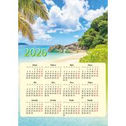 Календарь А2 «Райский уголок» 2026 г, Lamark