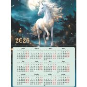 Календарь А2 «Символ года - Год лошади. Романтика» 2026 г, Lamark