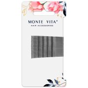 Невидимки для волос НАБОР 20 шт., 5,5 см, серебристый, MONTE VITA (МОНТЕ ВИТА), 457105