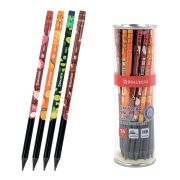 Карандаш чернографитный с принтом BRAUBERG «JUICY FRUIT», 1 шт., HB, с ластиком, корпус ассорти, 182017