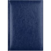 Ежедневник 2026 Lamark БОЛЬШОЙ ФОРМАТ Sigma A4 синий, 320 стр., искусственная кожа, перфорация угла, ляссе, белый блок