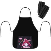 Фартук с нарукавниками для уроков труда ПИФАГОР, 1 карман, 46х54 см, «Anime girl», 273624