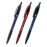 Ручка шариковая масляная автоматическая BRAUBERG «DUAL VINTAGE COLOR», СИНЯЯ, пишущий узел 0,7 мм, линия письма 0,35 мм, 144328