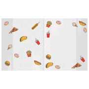 Обложки «FOOD» для тетрадей и дневников, КОМПЛЕКТ 10 шт., ПЛОТНЫЕ, 210х350 мм, 110 мкм, FUNSTER (ФАНСТЕР), 274083