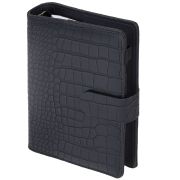 Ежедневник-органайзер недатированный B6 150x190 мм BRAUBERG «Comodo», под кожу, 160 л., черный, 116205