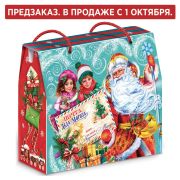 Подарок новогодний «ЗИМА ПОЛНА ЧУДЕС», НАБОР конфет 1000 г, картонная коробка, МОСУПАК