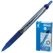 Ручка-роллер автоматическая с грипом PILOT «Hi-Tecpoint V5 RT», СИНЯЯ, игольчатый узел 0,5 мм, линия письма 0,25 мм, BXRT-V5 L