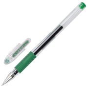 Ручка гелевая с грипом PILOT «G-1 Grip», ЗЕЛЕНАЯ, корпус прозрачный, узел 0,5 мм, линия письма 0,3 мм, BLGP-G1-5 G