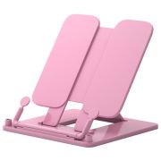 Подставка для книг и учебников ERICH KRAUSE «Pastel», пластиковая, розовая, 53532