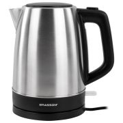 Чайник BRASSON (БРАССОН) KT-040, 1,7 л, 2200 Вт, индикатор уровня воды, сталь, черный, 455192
