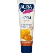 Крем для рук питательный 75 мл, AURA Honey Care «Мёд и пантенол», 14796
