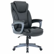 Кресло BRABIX PREMIUM «Gladiator EX-552», натуральная кожа, черное, 532939