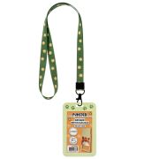 Бейдж вертикальный с 3D-печатью «Котик» (85х54 мм), лента 45 см, СЛАЙДЕР, FUNSTER (ФАНСТЕР), 238828