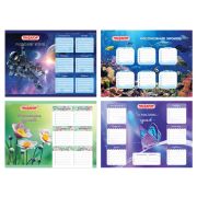 Расписание уроков и звонков А4, ПИФАГОР, «Окружающий мир», ассорти (4 вида), бумага 150 г/м2, 111659