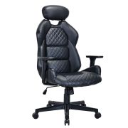 Кресло BRABIX PREMIUM «Tokyo EX-595», регулируемый подголовник, рециклированная кожа, черное, 532975