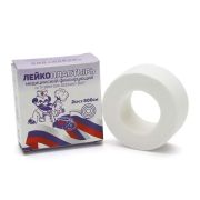 Лейкопластырь рулонный 2х500 см, тканевая основа, ЛЕЙКО, картонная коробка, ЛФТ2/500