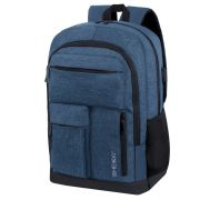Рюкзак HEIKKI CONCORDANCE (ХЕЙКИ) универсальный, отделение для ноутбука, синий, 47x32x15 см, 273893