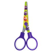 Ножницы 130 мм, сиреневые, с цветной печатью «Милые монстры», BRAUBERG CUTE MONSTERS, 238958