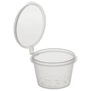 Соусник одноразовый 30 мл, Стандарт, с верхней крышкой, прозрачный, ВЗЛП, 1235П