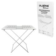 Сушилка для белья напольная, электрическая, раскладная, алюминиевая, три зоны сушки, нагрев 60 °С, LAIMA HOME, 700978