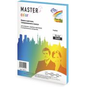 Бумага офисная цветная 50л 75г А4 Master Color CC-47/голубой НОВИНКА!