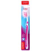 Зубная щетка средней жесткости (ассорти 4 цвета), LAIMA DENT, 609310