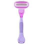 Бритвенный станок многоразовый женский, 5 лезвий, 12 кассет, плавающая головка, X-ONE, 700021