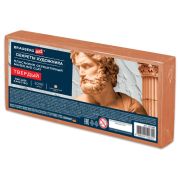 Пластилин скульптурный ТВЕРДЫЙ ТЕРРАКОТОВЫЙ «Секреты художника», 1 кг, BRAUBERG ART, 107488